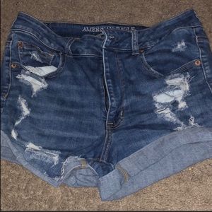 American Eagle Super Stretch Jean Short Shorts